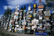 Schilderwald in Watson Lake