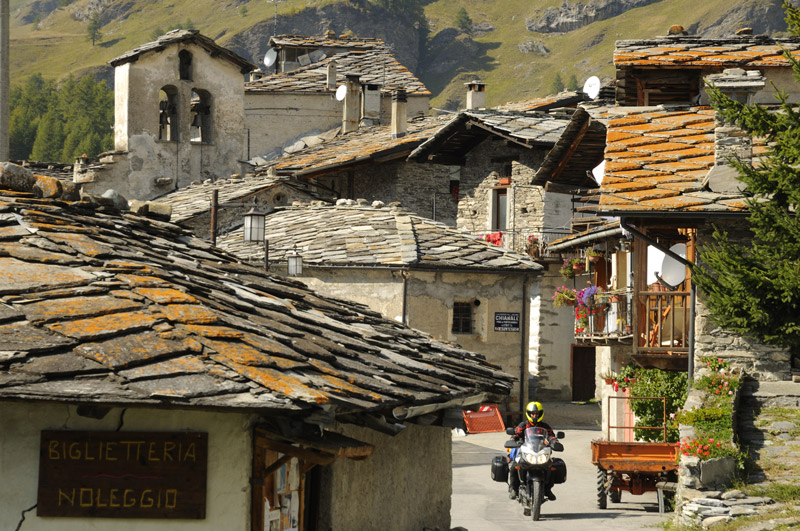 Mittelalterliches Dorf Ponte Chianale