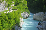  An der Soca in Slowenien 