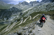  Eine der spannendsten Alpenstra�en geht hinauf zum Punta Sommeiller, Italien 