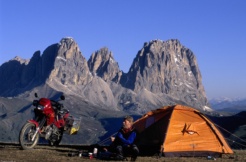 Camping in den Dolomiten