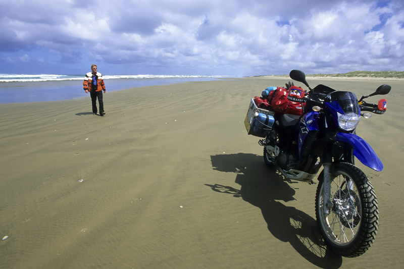 Auf dem 90 Miles Beach  