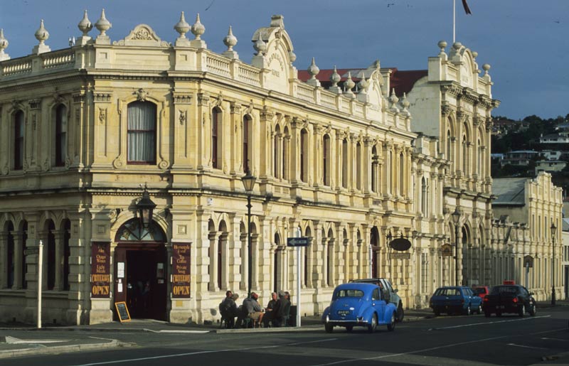 Historische H�user in Oamaru  