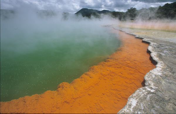 Neuseeland, hei�e Quelle