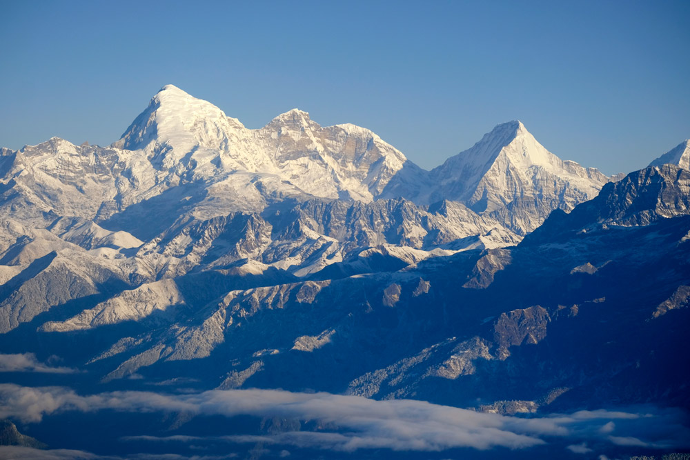 Chomolhari, 7326 m, fr�h am Morgen
