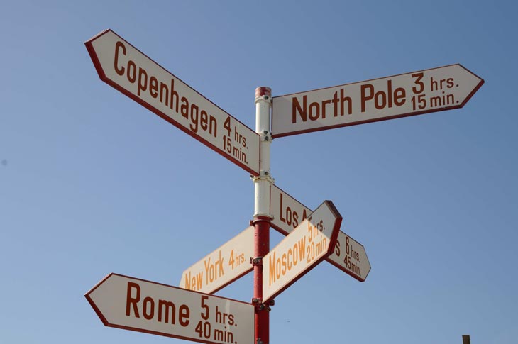 Gr�nland, Wegweiser
