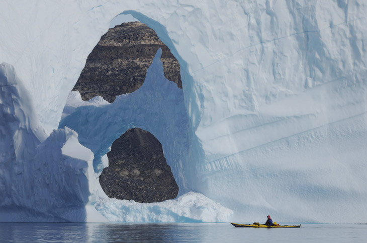Gr�nland, in den Fjorden von Uummannaq