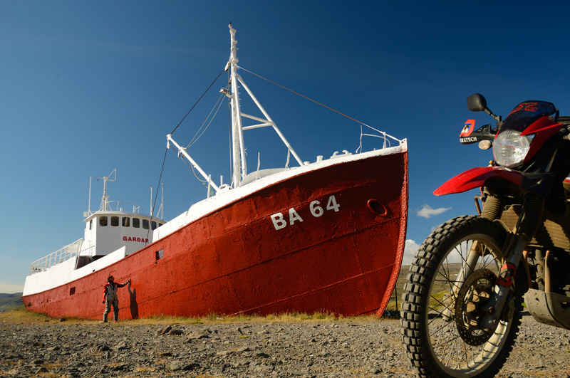 Alter Kutter in den Westfjorden