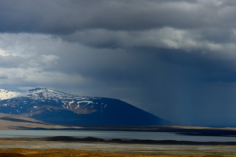 Regenschauer im Hochland