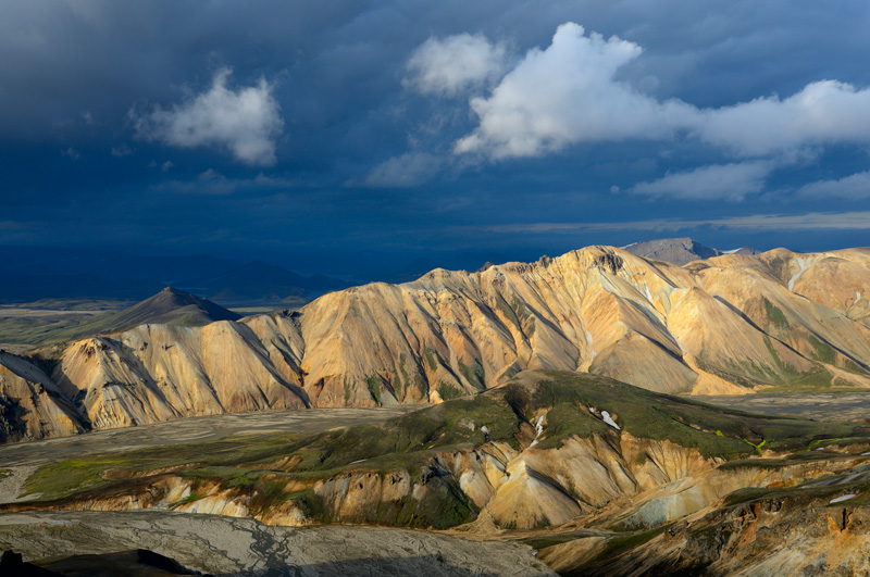Landmannalaugar, Aussicht vom Bl�hnukur