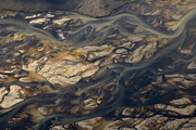 Fluss im zentralen Hochland, Luftbild