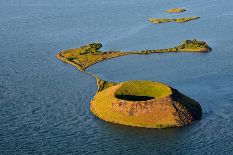 Pseudokrater im Myvatn
