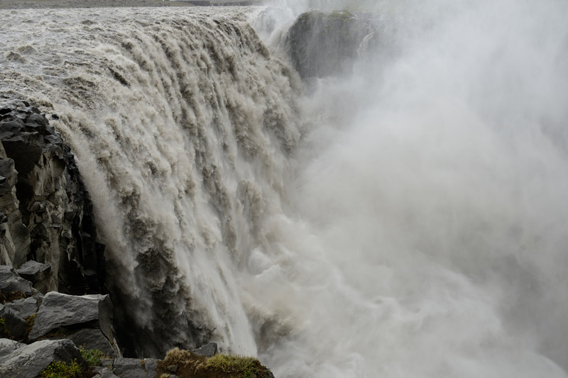 Der Dettifoss ist der m�chtigste Wasserfall Europas