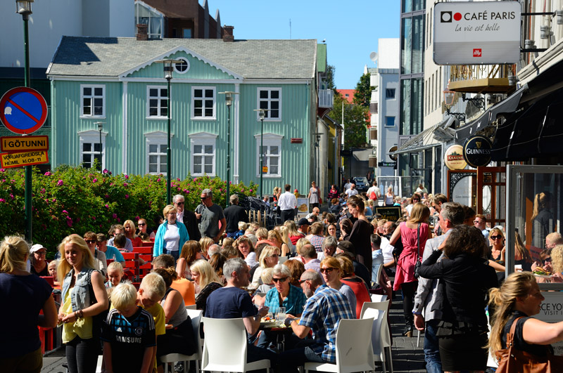Hochsommer in Reykjavik
