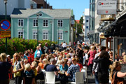 Hochsommer in Reykjavik