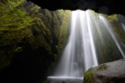  Island: Versteckter Wasserfall Glufrafoss an der S�dk�ste 
   