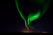 Nordlicht �ber Reykjavik