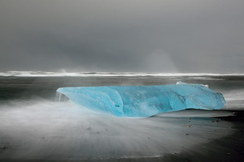 Eisberge am Strand beim J�kuls�rl�n