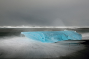 Eisberge am Strand beim J�kuls�rl�n