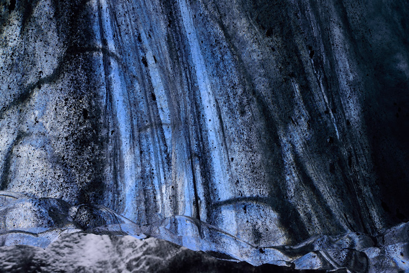 Details in einer Eish�hle unter dem Brei�amerkurj�kull