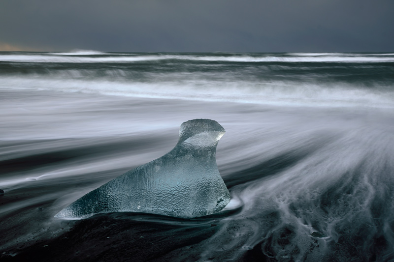Eisberge am Strand beim J�kuls�rl�n