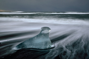 Eisberge am Strand beim J�kuls�rl�n