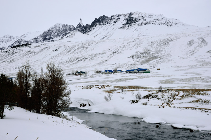 Farm im �xnadalur, Nordlisland