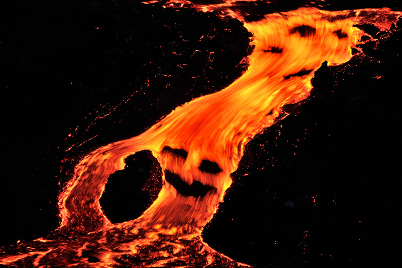 Smiley in der Lava�