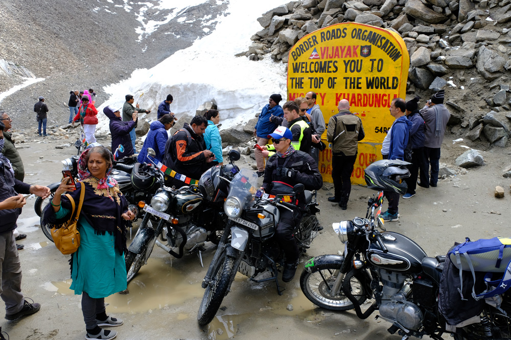 auf dem Khardung La, 5375 Meter hoch