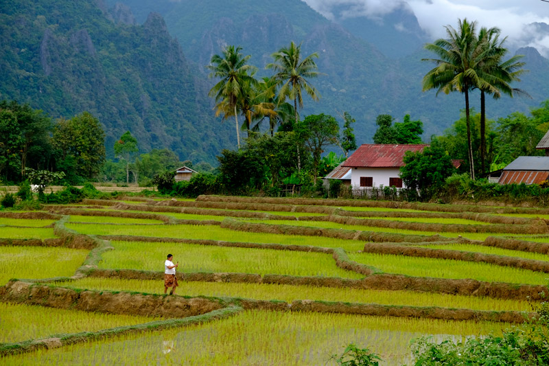 bei Vang Vieng 