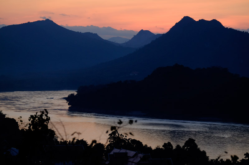 auf dem Phu Si in Luang Prabang 
