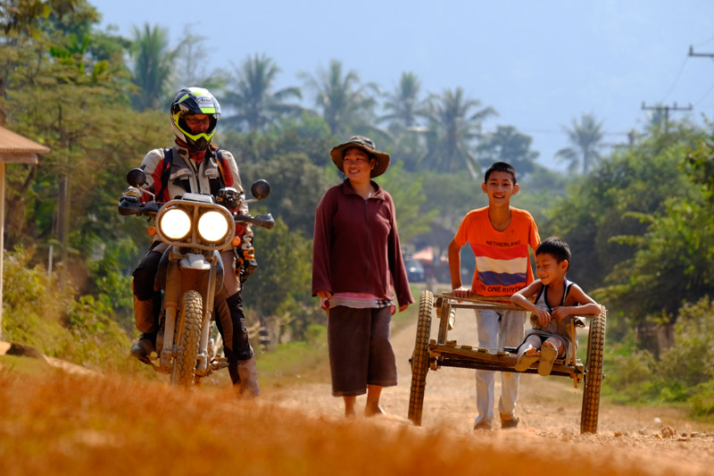 Begegung bei Vang Vieng 