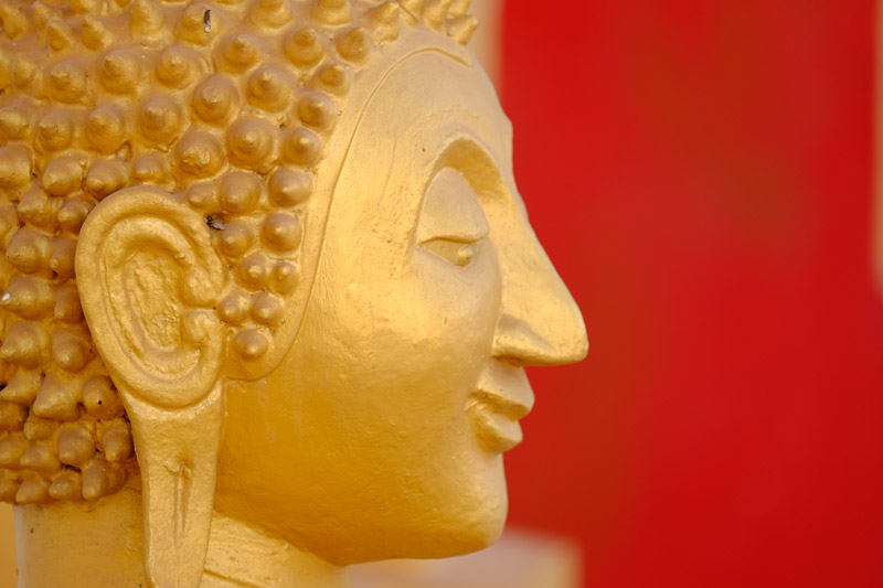 in einem Vat in Vientiane 