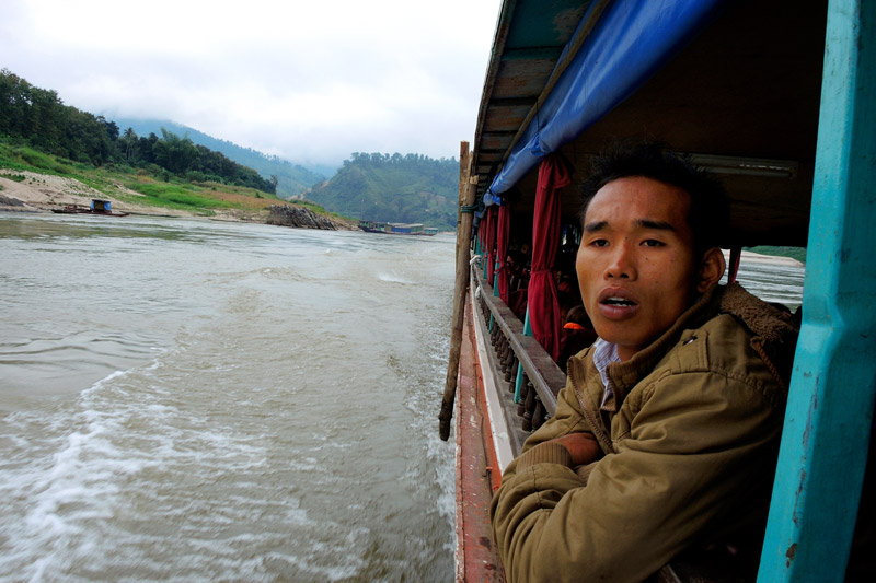 auf dem Mekong 