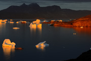 Gr�nland, Mitternachtssonne 