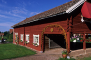 altes Holzhaus bei Mora, Schweden
