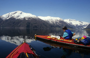 mit Faltbooten auf dem Sognefjord