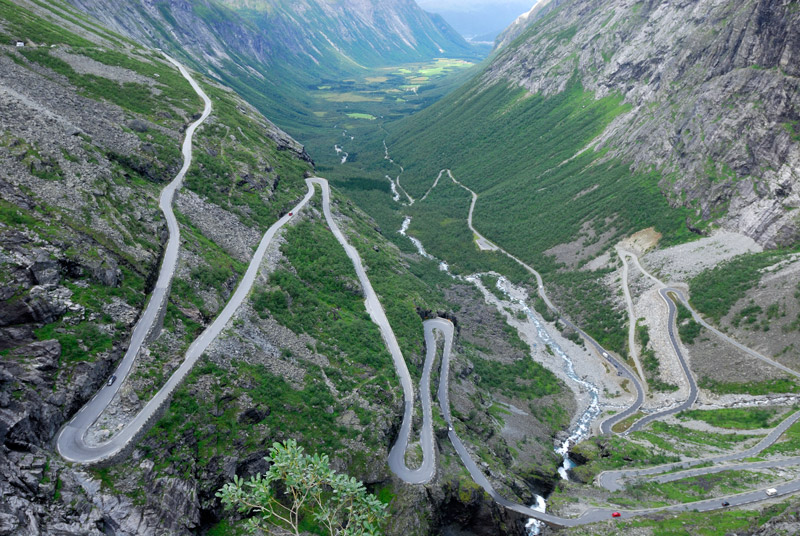 Trollstigen, die ber�hmteste Passstra�e Norwegens