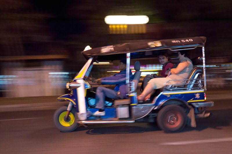 Mit dem Tuktuk durch Chiang Mai
