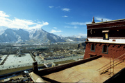 Blick vom Potala Palast, Lhasa