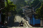 Alte Gasse in Suchitoto, El Salvador