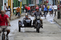  altes russisches Gespann in Baracoa 