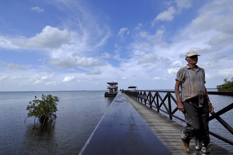 an der F�hre zur Cayo Levisa