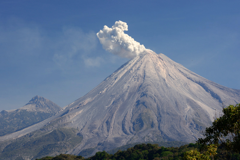 Mexiko: Eruption des Colima 