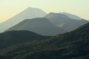 Blick �ber die Vulkane bis zum San Crist�bal